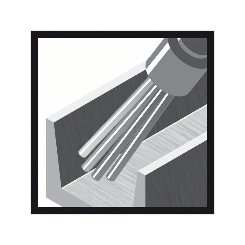 Bosch PRO Metal heavy Pinselbürste, gerader Schaft, 19 x 0,35 mm #2608622116