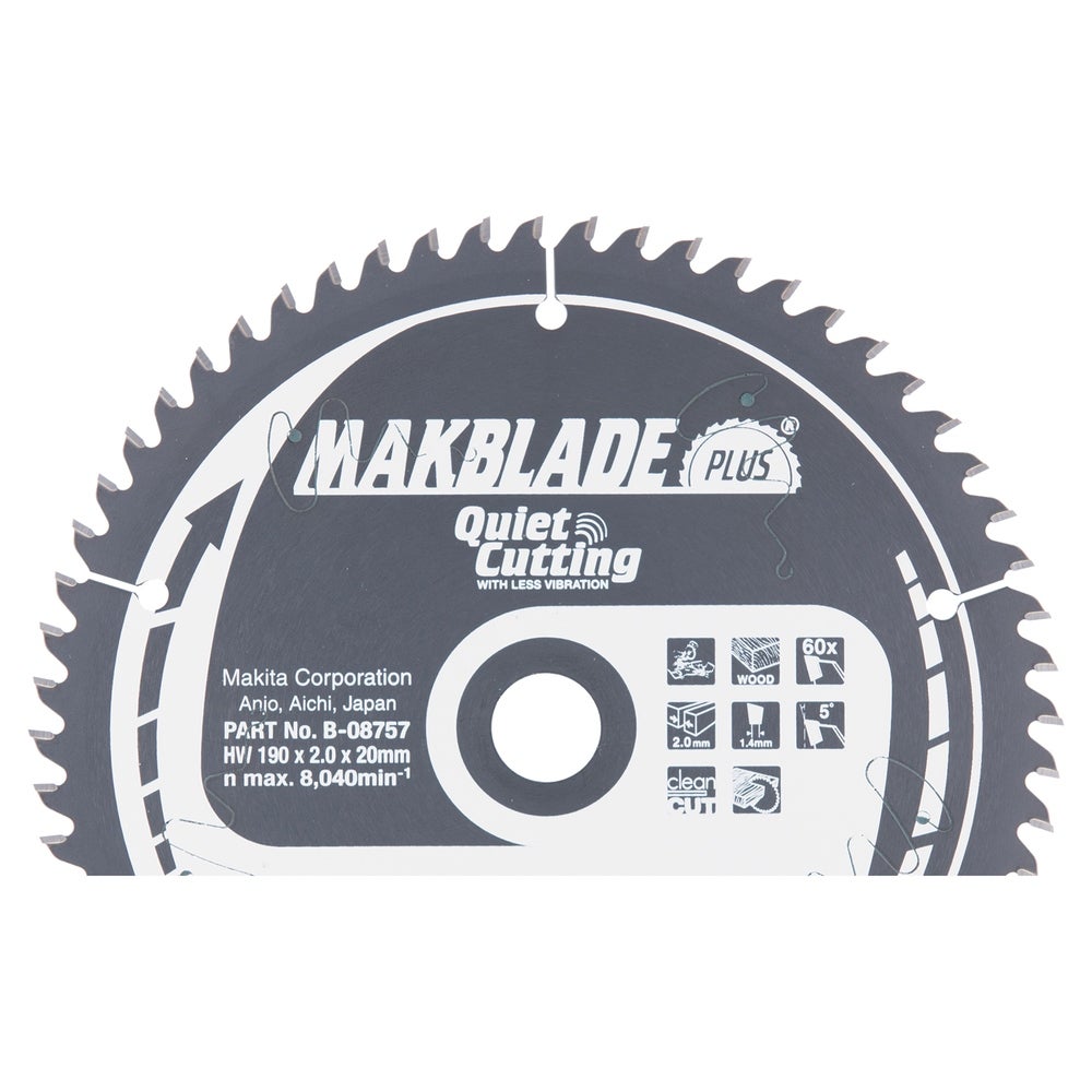 Makita Kreissägeblatt, MAKBLADE PLUS #B-08757