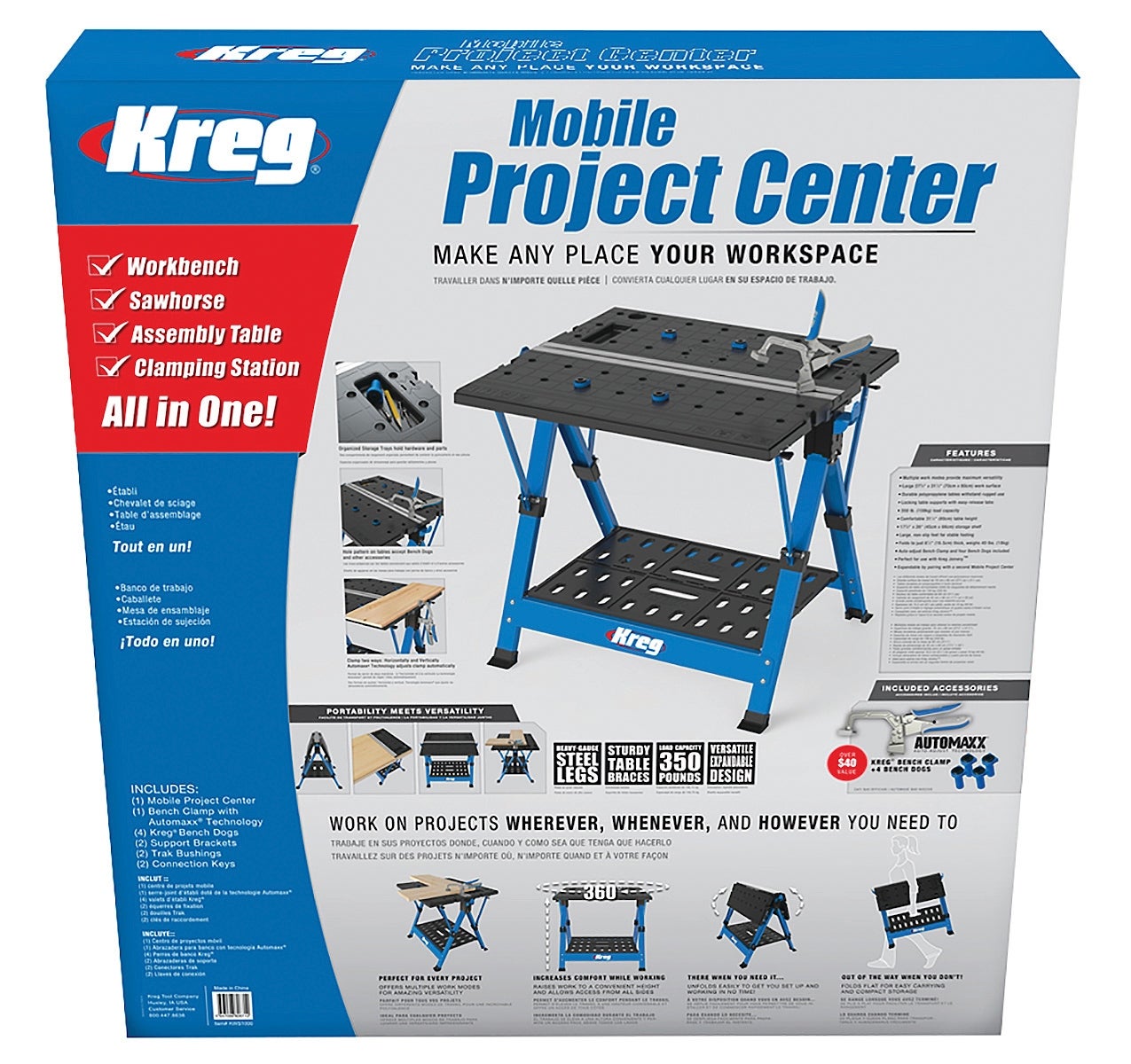 Kreg Mobile Multifunktions-Werkbank #KWS1000-INT