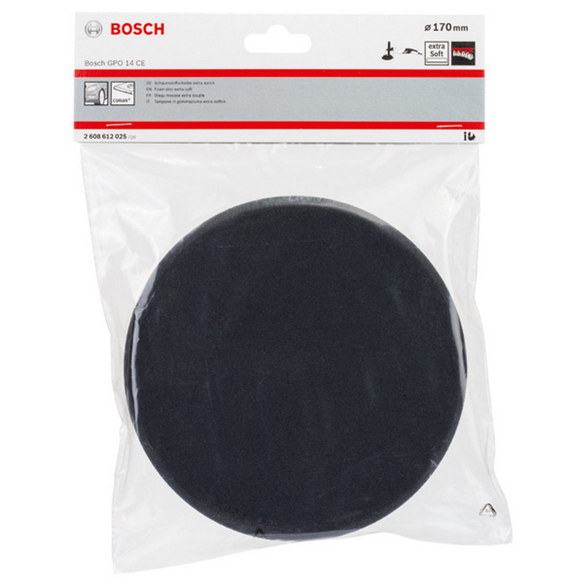 Bosch Schaumstoffscheibe extraweich (schwarz), Ø 170 mm #2608612025