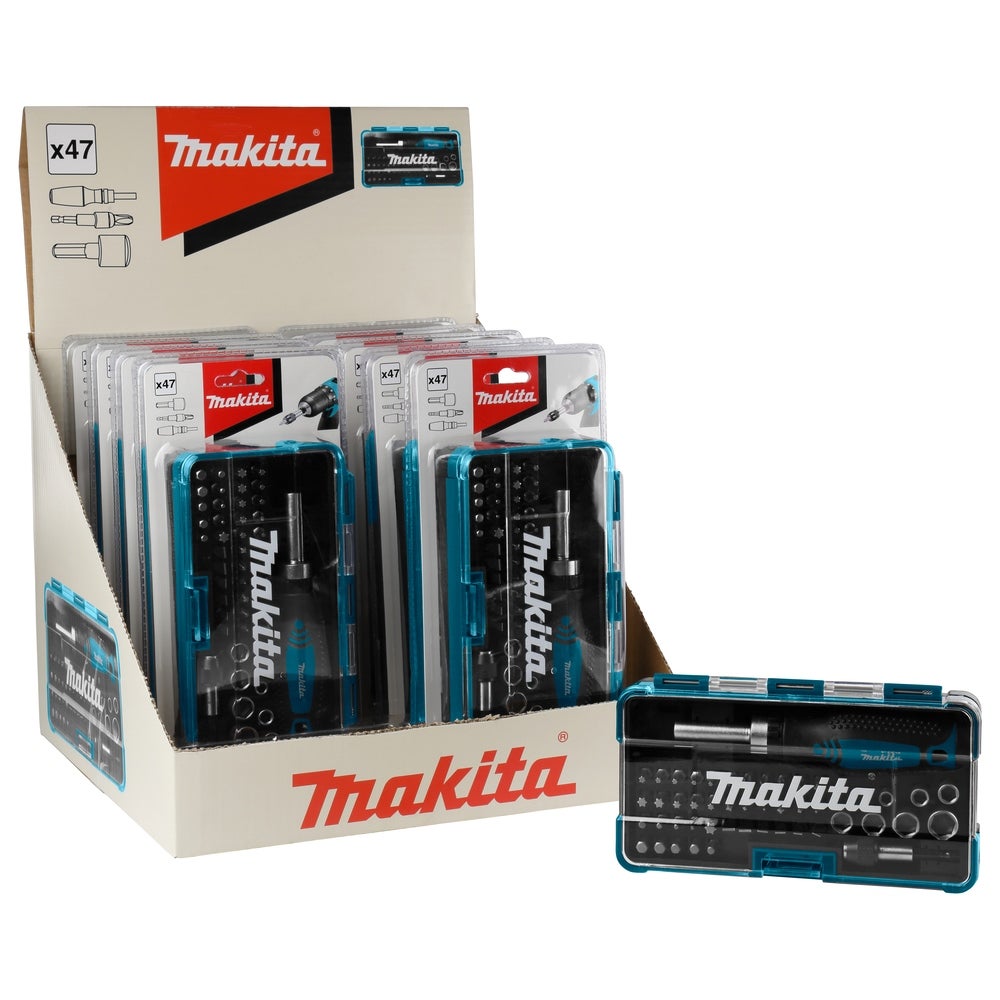 Makita Bitset mit Ratschenschraubendreher 10 Stk. #B-36170-10
