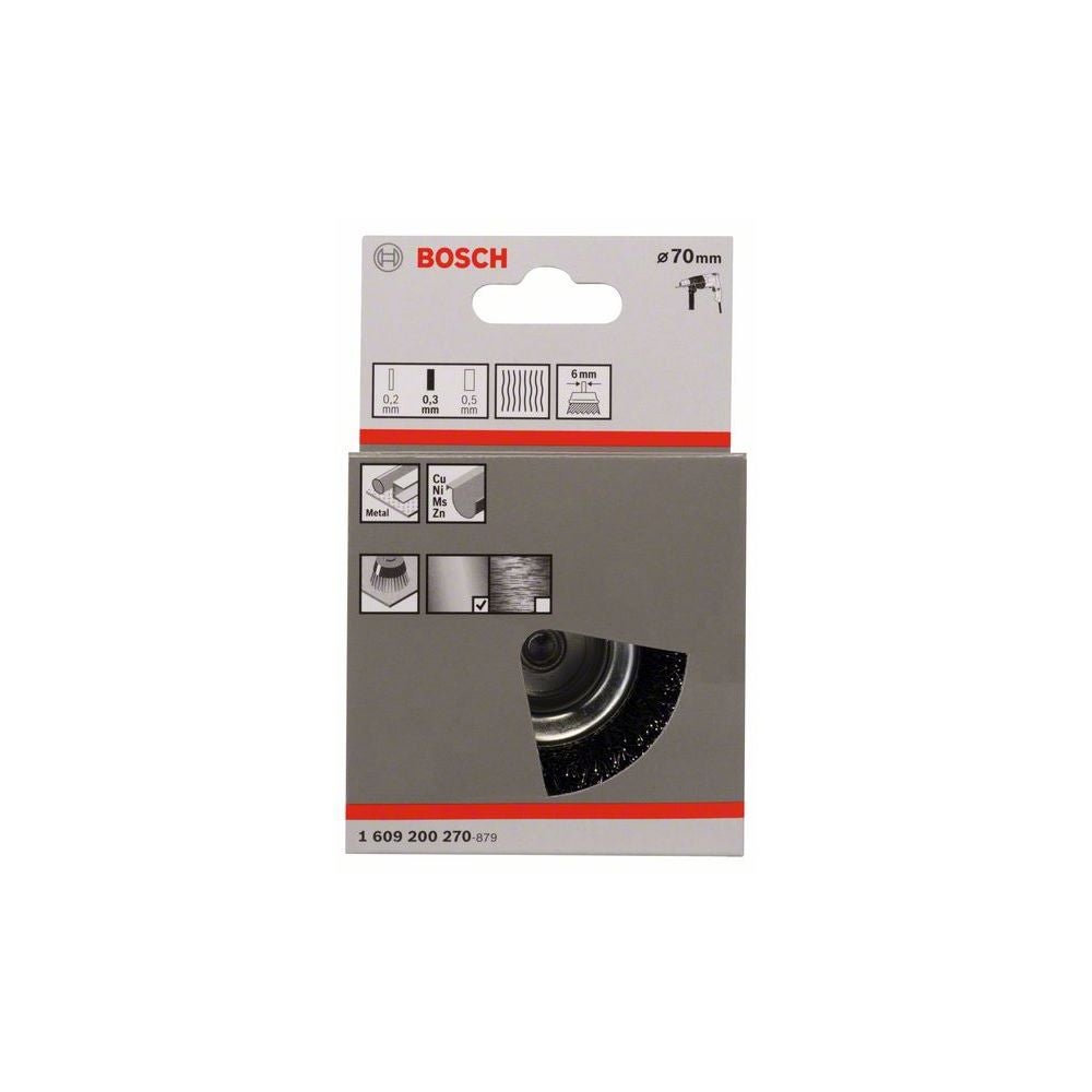 Bosch PRO Metal clean Topfbürste, zylindrischer Schaft, 70 x 0,3 mm #1609200270