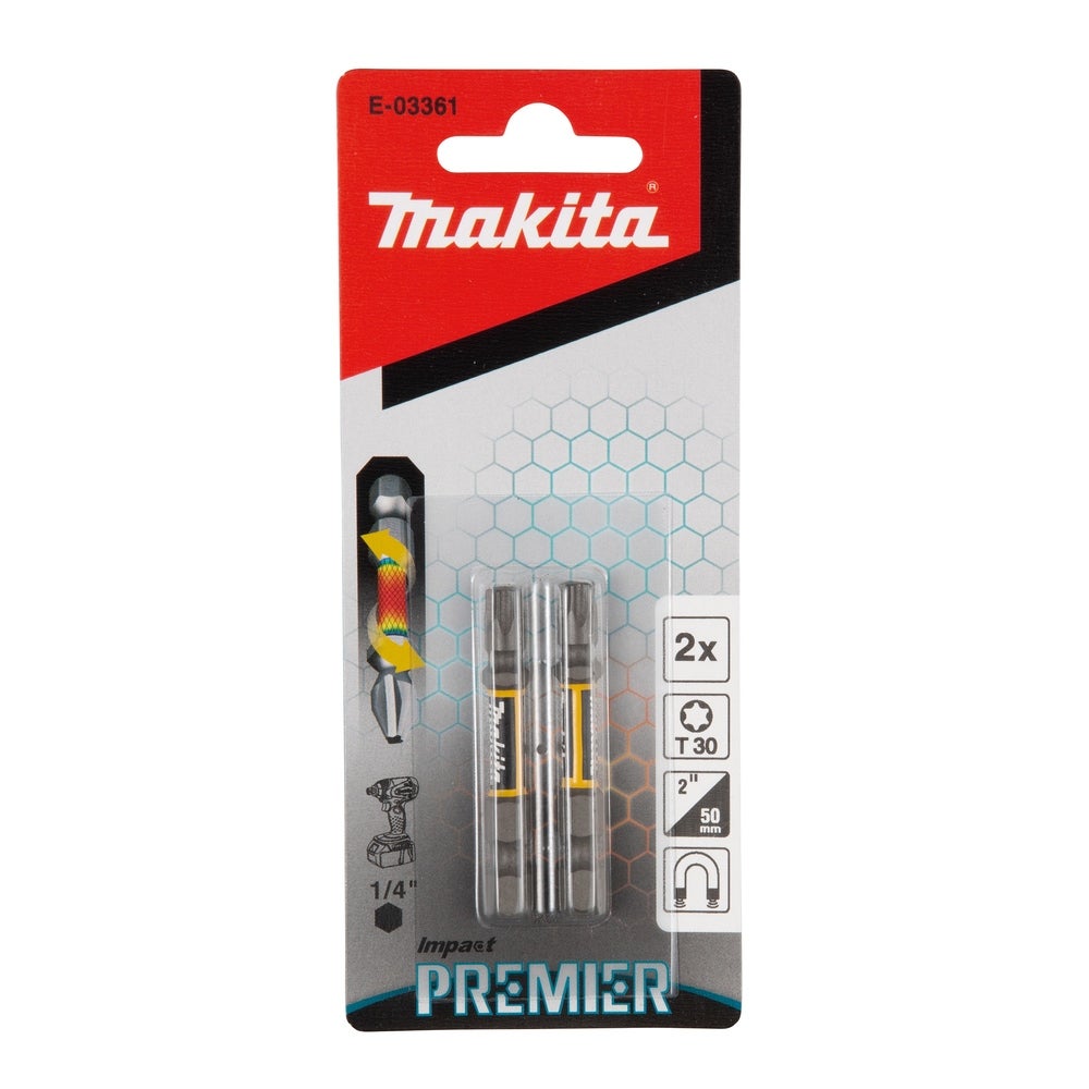Makita Impact Premier Bits T30 50 mm #E-03361