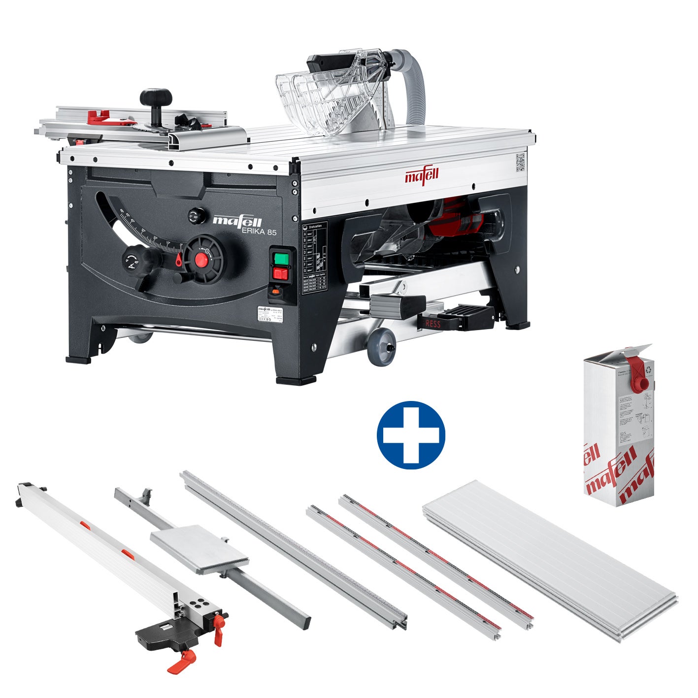 Mafell Unterflur-Zugsäge ERIKA 85 Ec + Zubehör-Paket #DEAL73