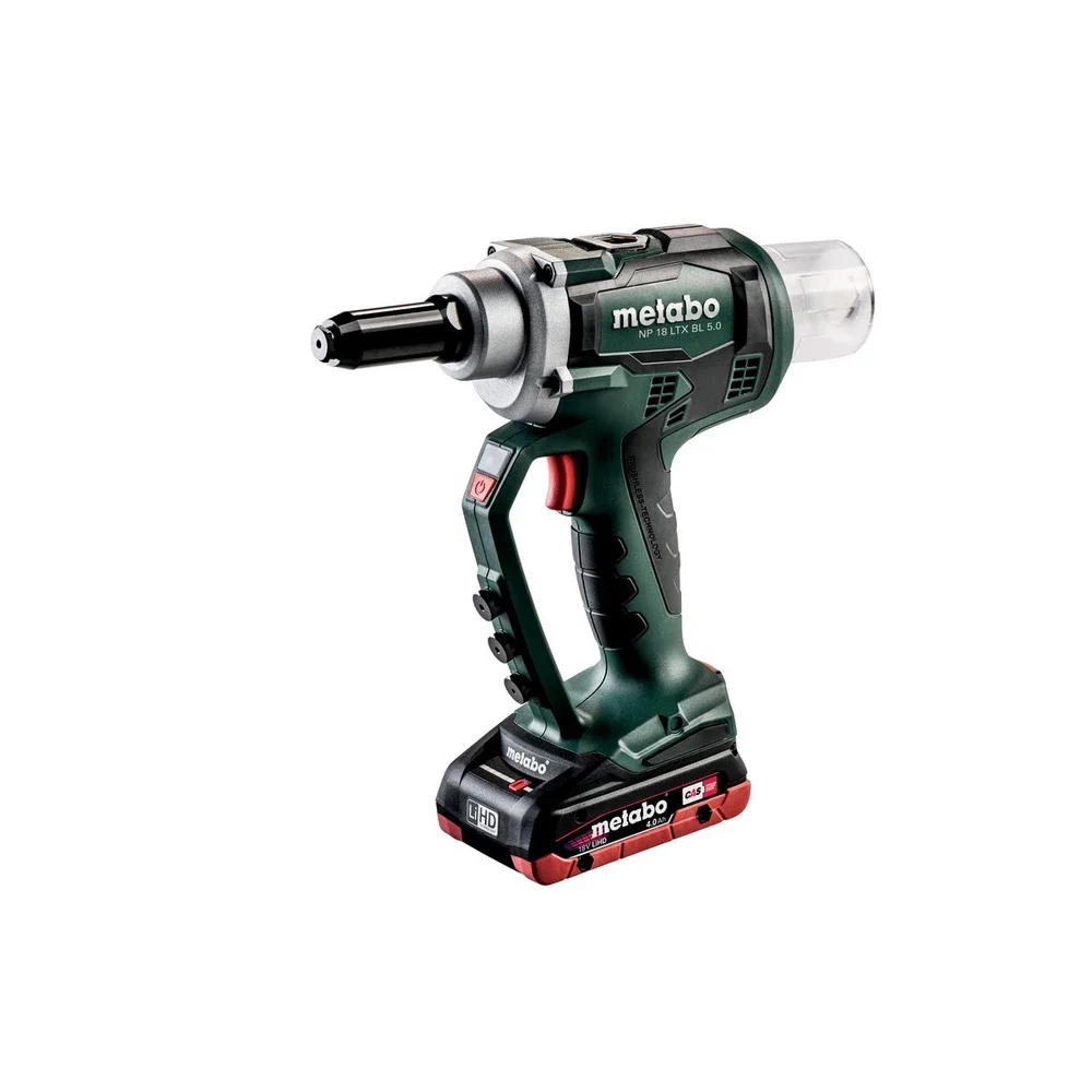 Metabo Akku-Blindnietpistole NP 18 LTX BL 5.0 #619002800 metaBOX 145 L