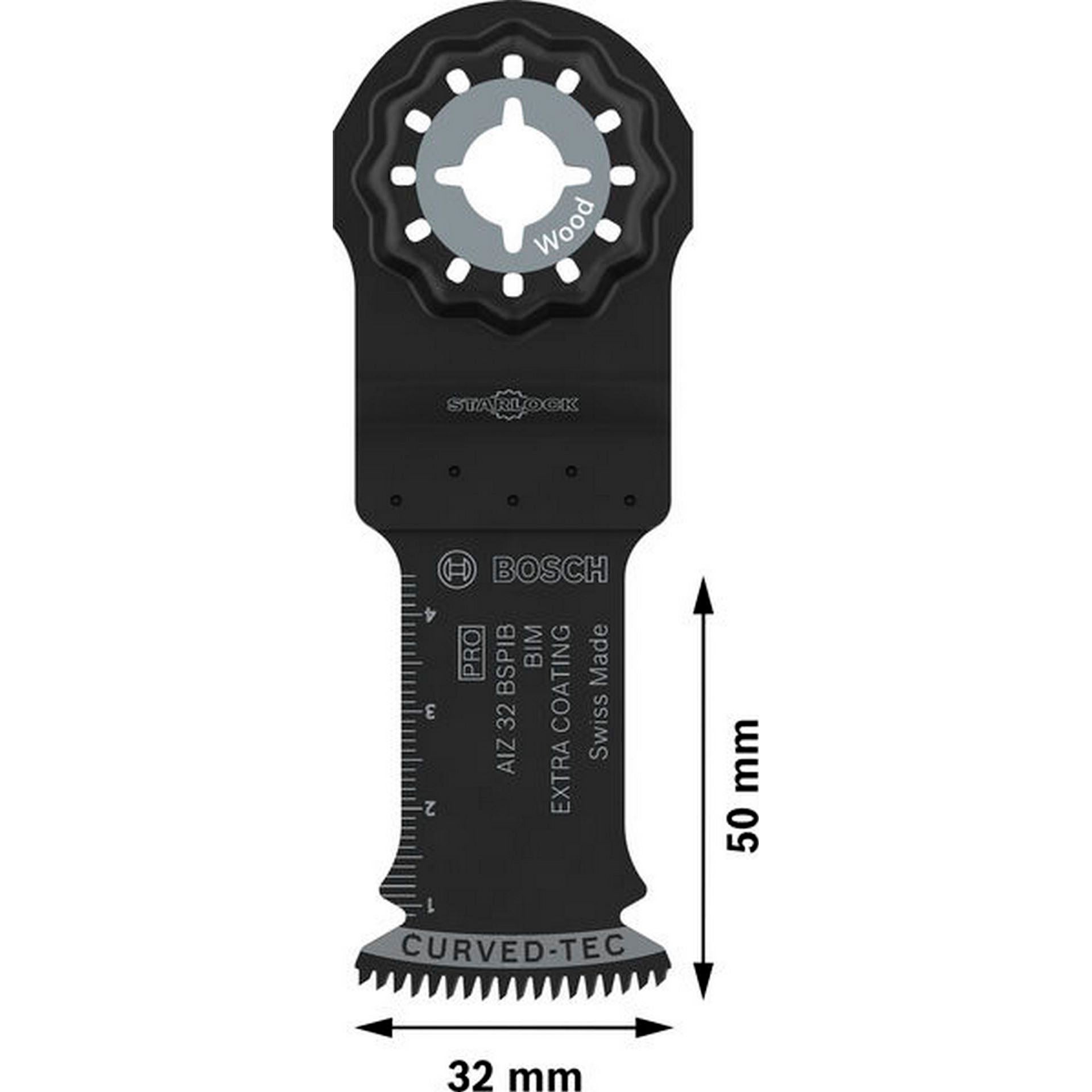 Bosch PRO AIZ 32 BSPIB Blatt für Multifunktionswerkzeuge, 32 x 50 mm, 25-tlg. #2608669073
