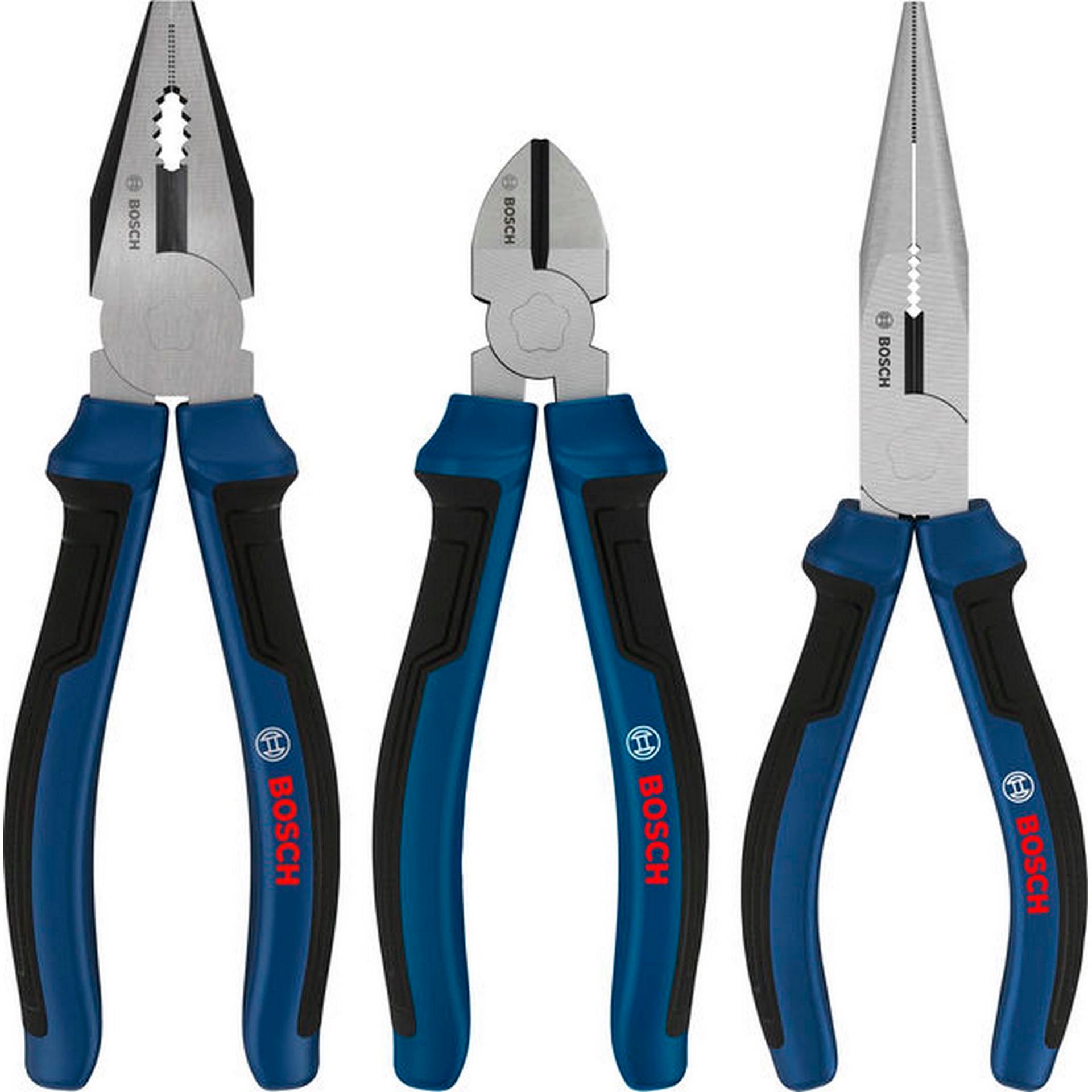 Bosch Zangen-Set, Mehrkomponentengriffe, 3-tlg. #1600A039RF