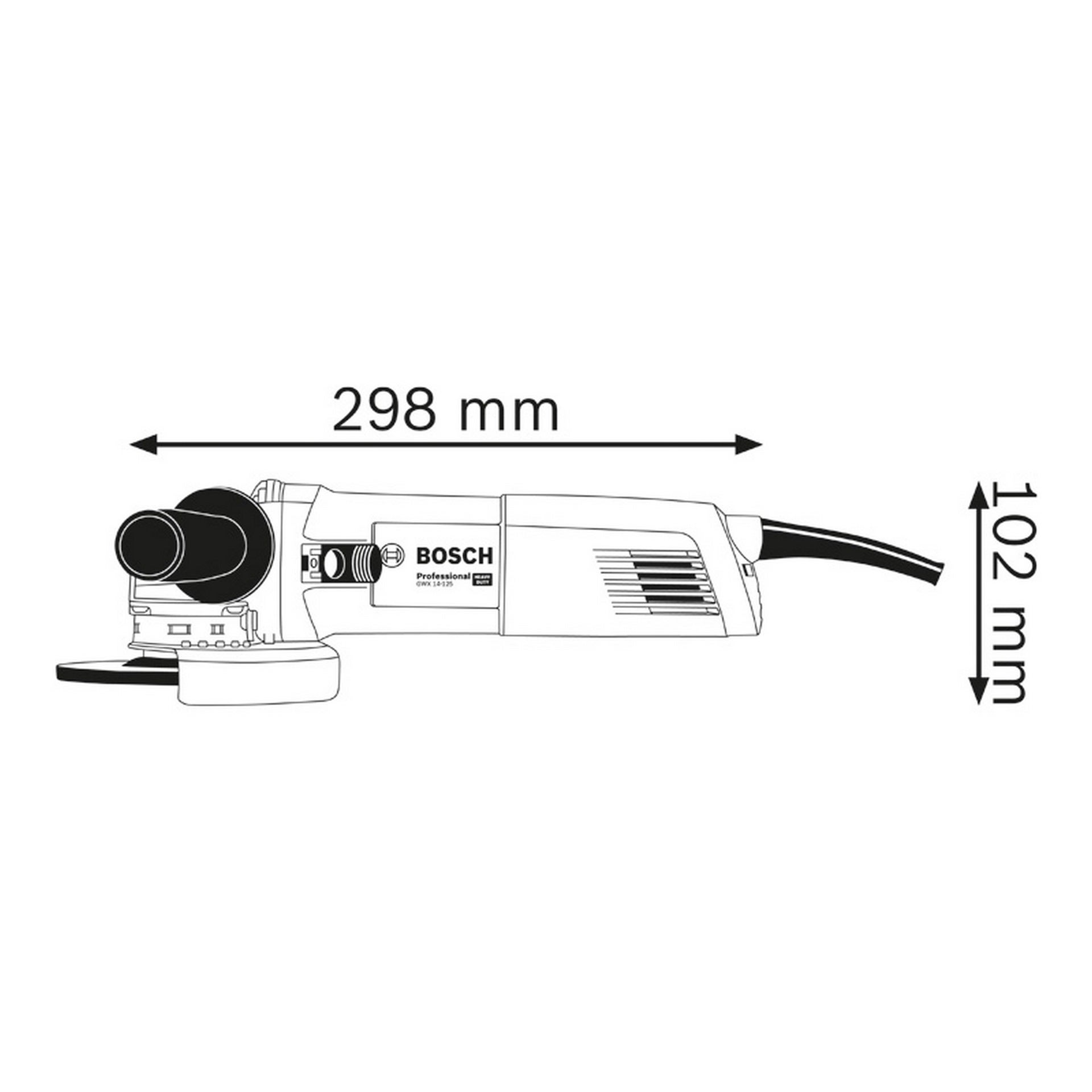 Bosch Winkelschleifer mit X-LOCK GWX 14-125 #06017B7000