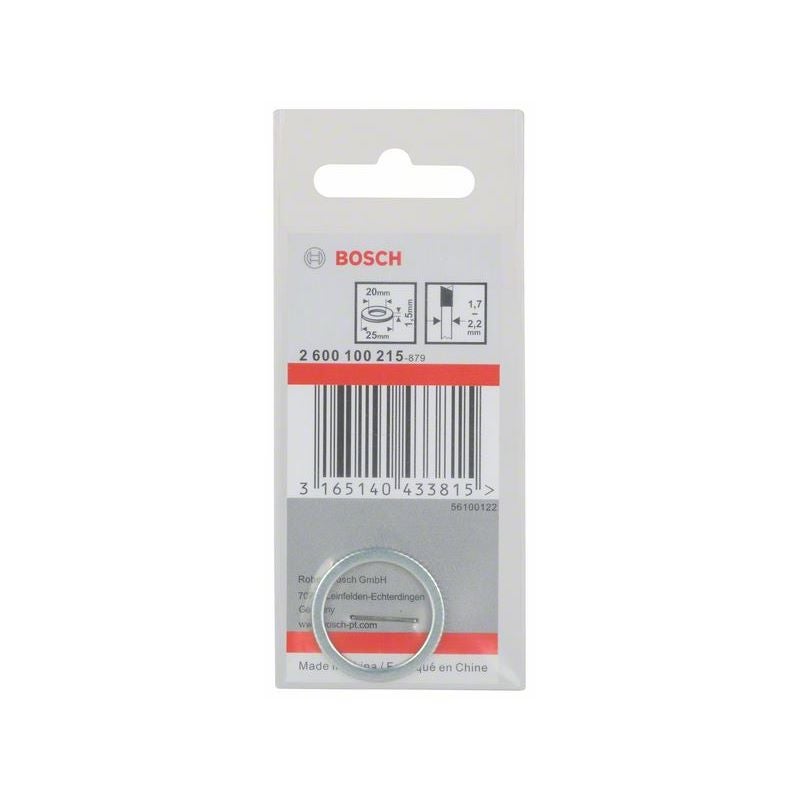 Bosch Reduzierring für PRO Kreissägeblatt, 25 x 1,5 x 20 mm #2600100215