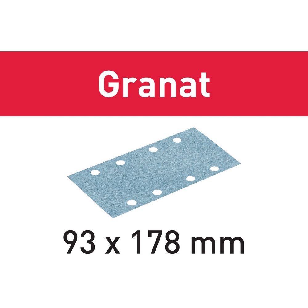 Festool Schleifmittel Granat 93x178 P240 GR/100 #498940