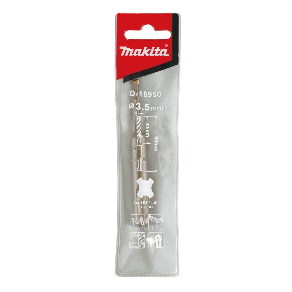 Makita Hammerbohrer SDS-PLUS, 3,5 x 90 mm #D-16950