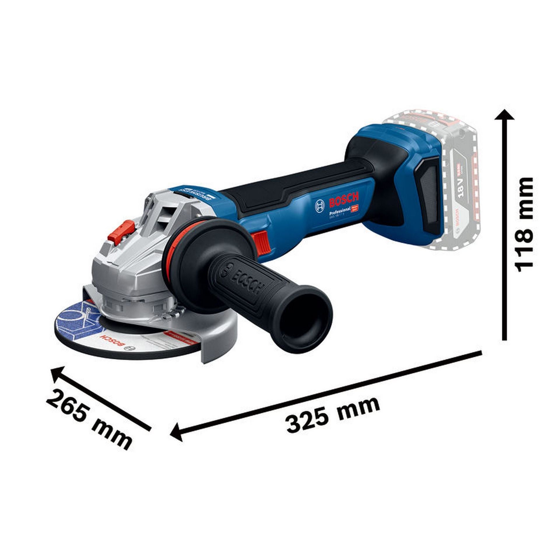 Bosch Akku-Winkelschleifer GWS 18V-11 #06019N4100