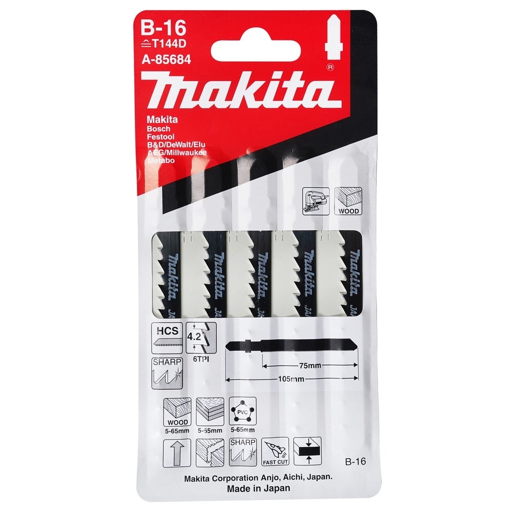 Makita Stichsägeblatt für Holz Schnelle Schnitte #A-85684