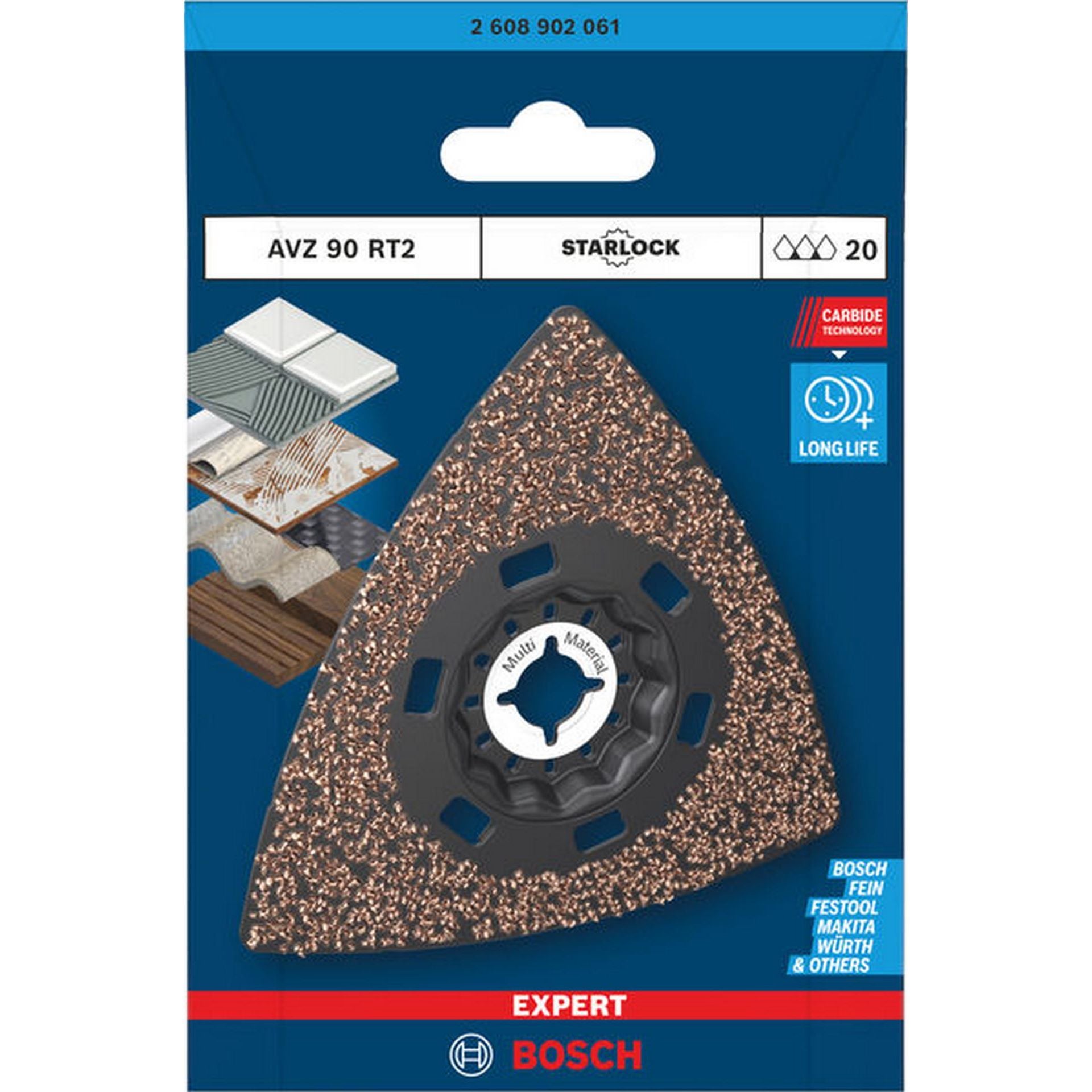 Bosch EXPERT AVZ 90 RT2 Schleifplatte, 90 mm #2608902061
