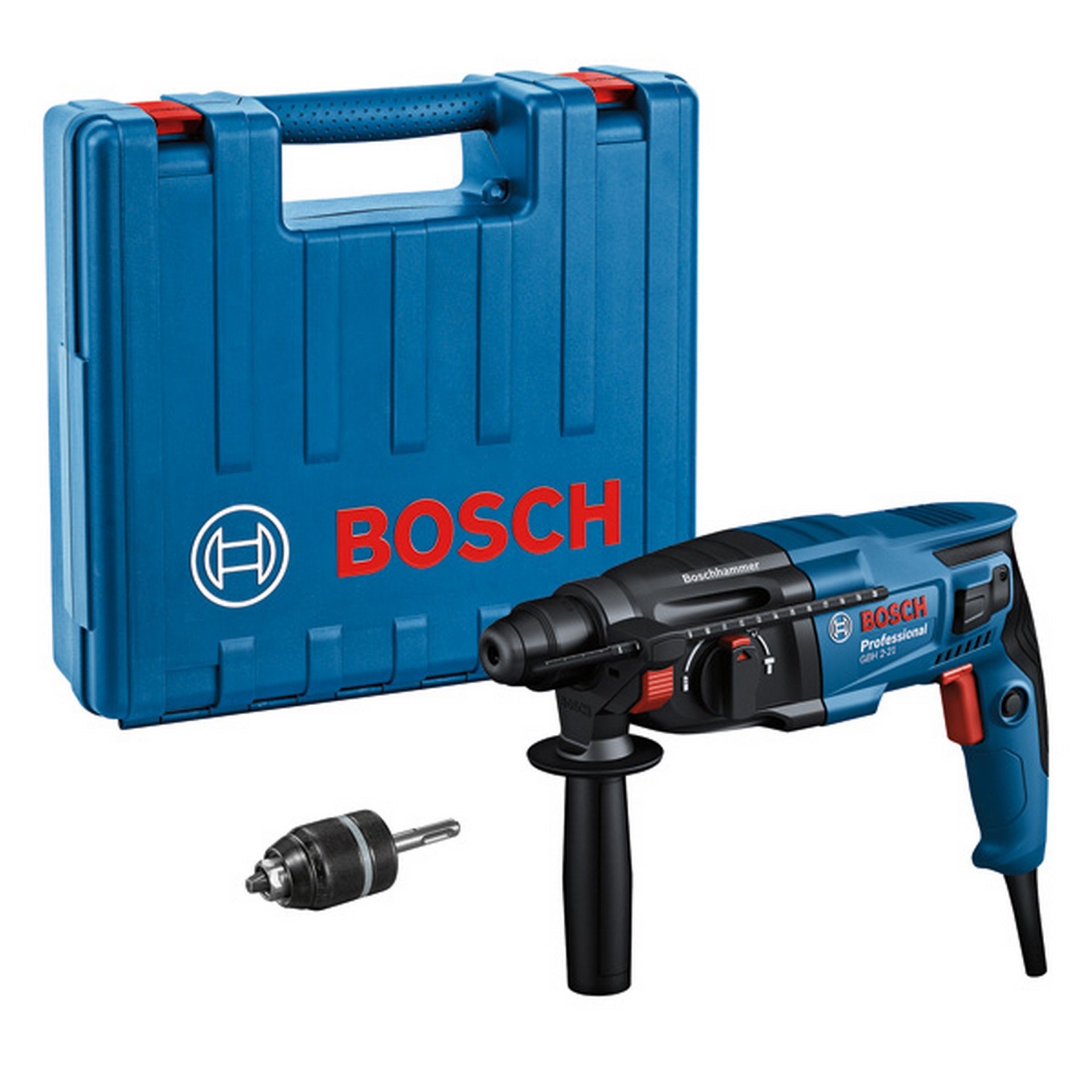 Bosch Bohrhammer mit SDS plus GBH 2-21: Schnellspannbohrfutter SDS plus-Adapter #06112A6001