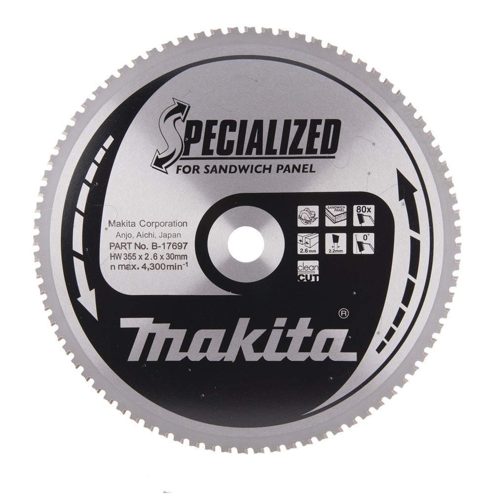 Makita Kreissägeblatt für Sandwichpaneele #B-17697