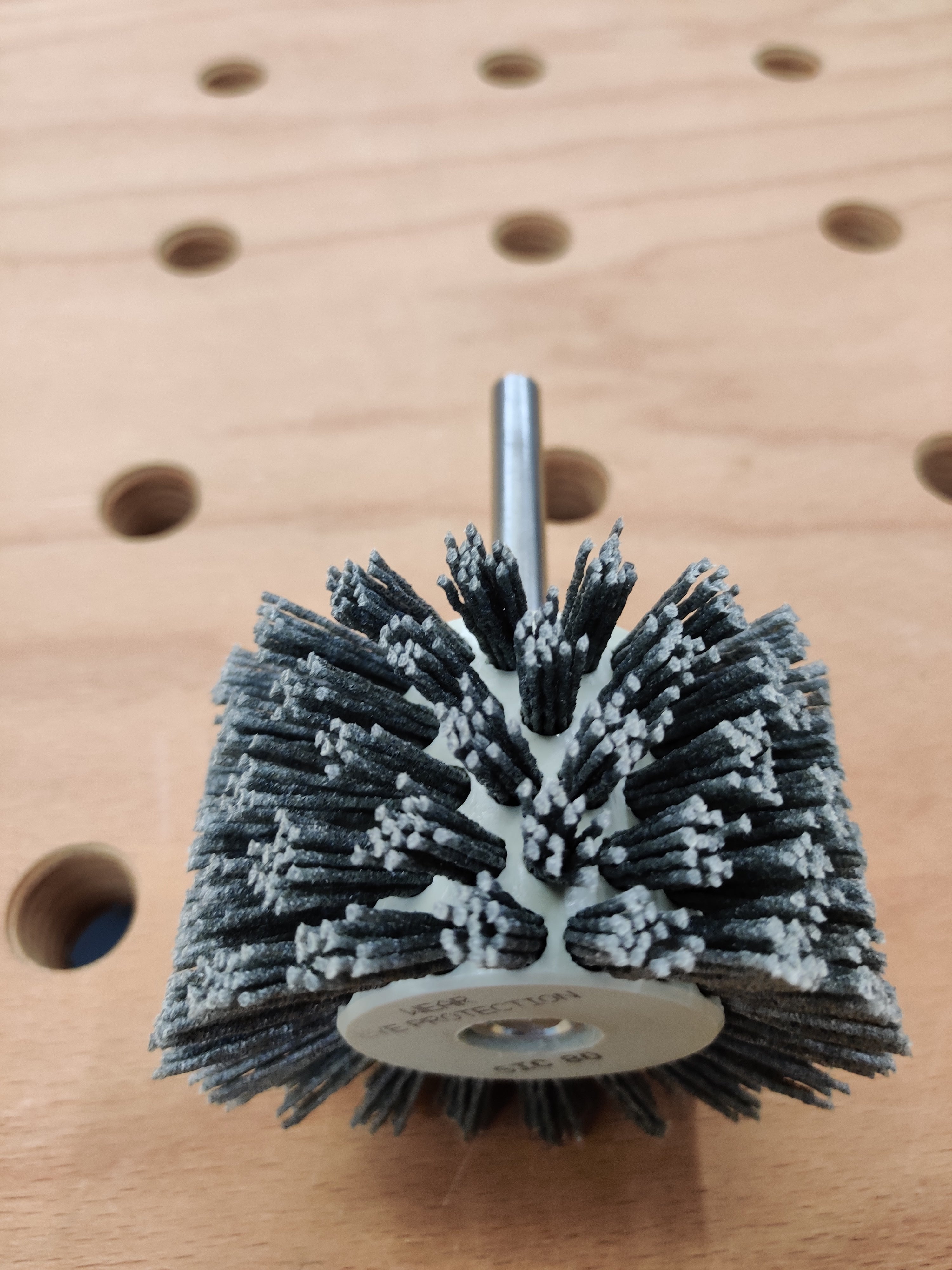Strukturbürste D90x50mm K80 mit Schaft für Bohrmaschine