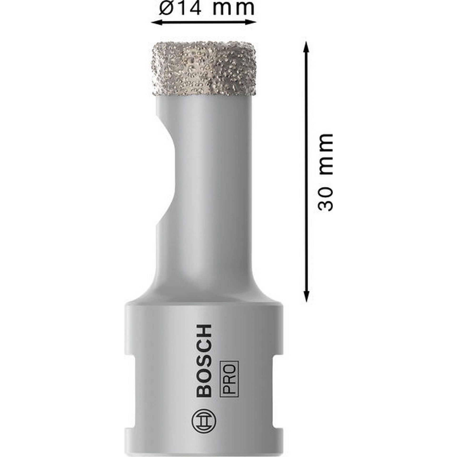 Bosch PRO Ceramic Trockenbohrkrone, 14 x 30 x14 mm #2608587113
