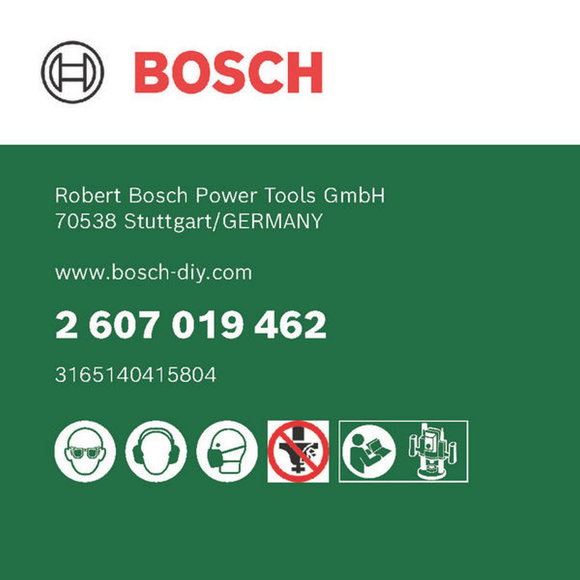 Bosch 6-teiliges HM-Fräser-Set (1/4" Schaft) #2607019462