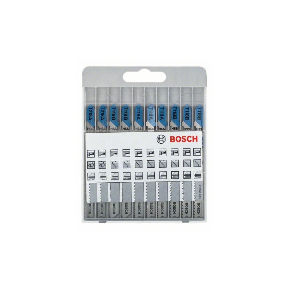 Bosch 10-tlg. Stichsägeblatt-Set Basic for Metal #2607010631