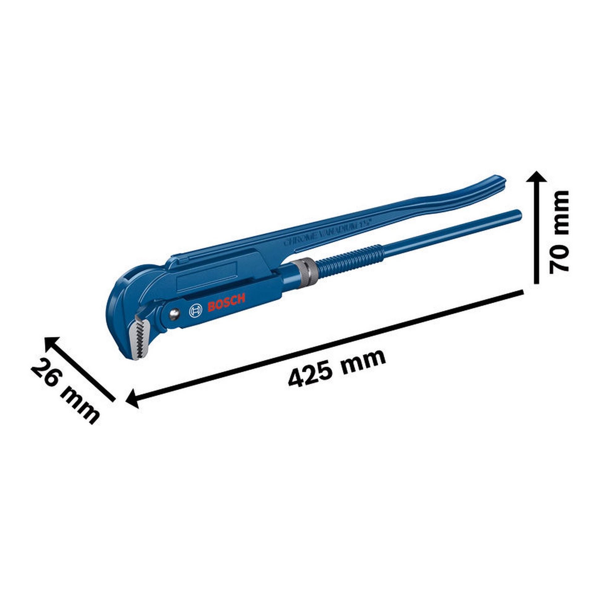 Bosch Sanitär-Eckrohrzange, 90°, 420 mm #1600A02W3V