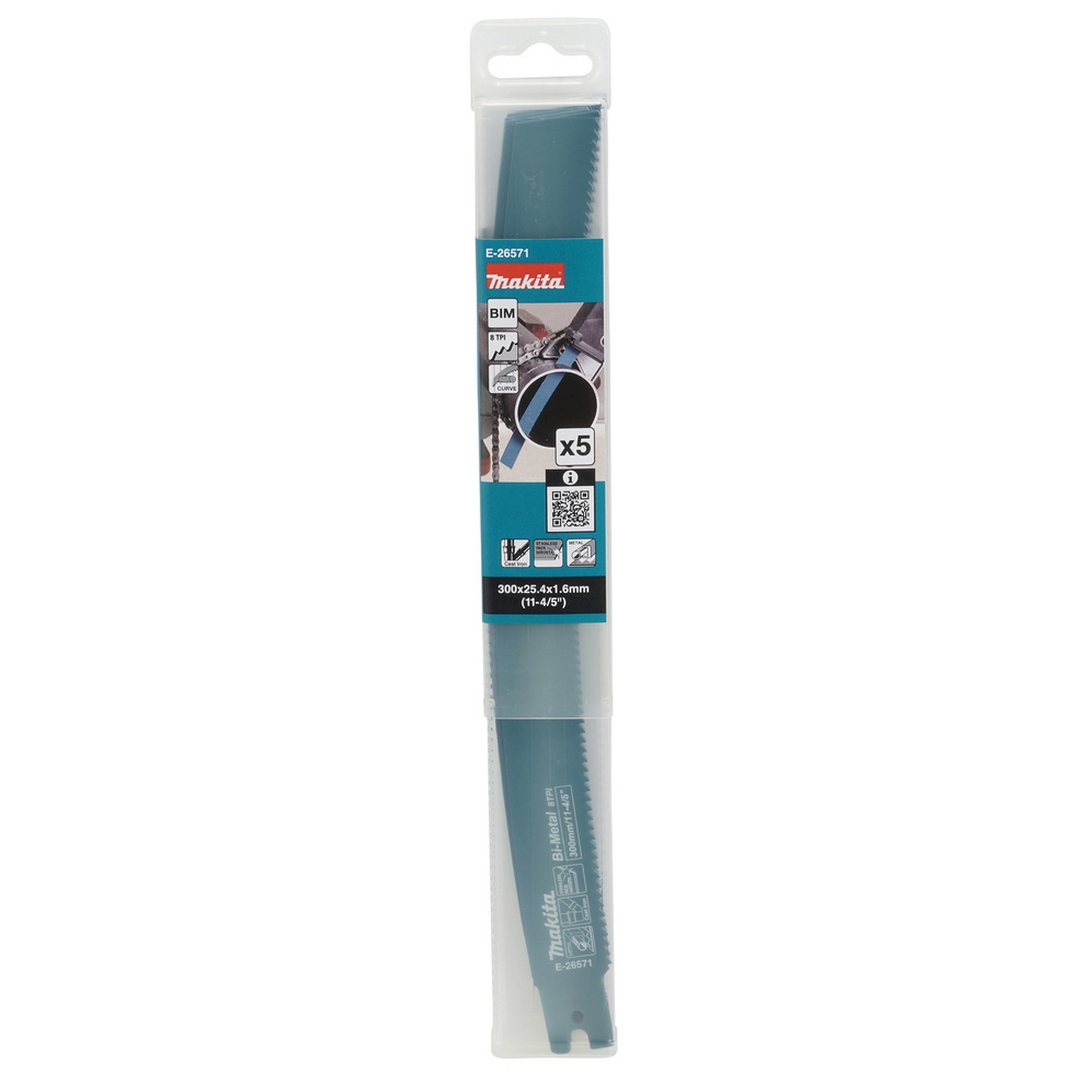 Makita Kettenschraubstock Recipro-Sägeblatt 300 mm #E-26571