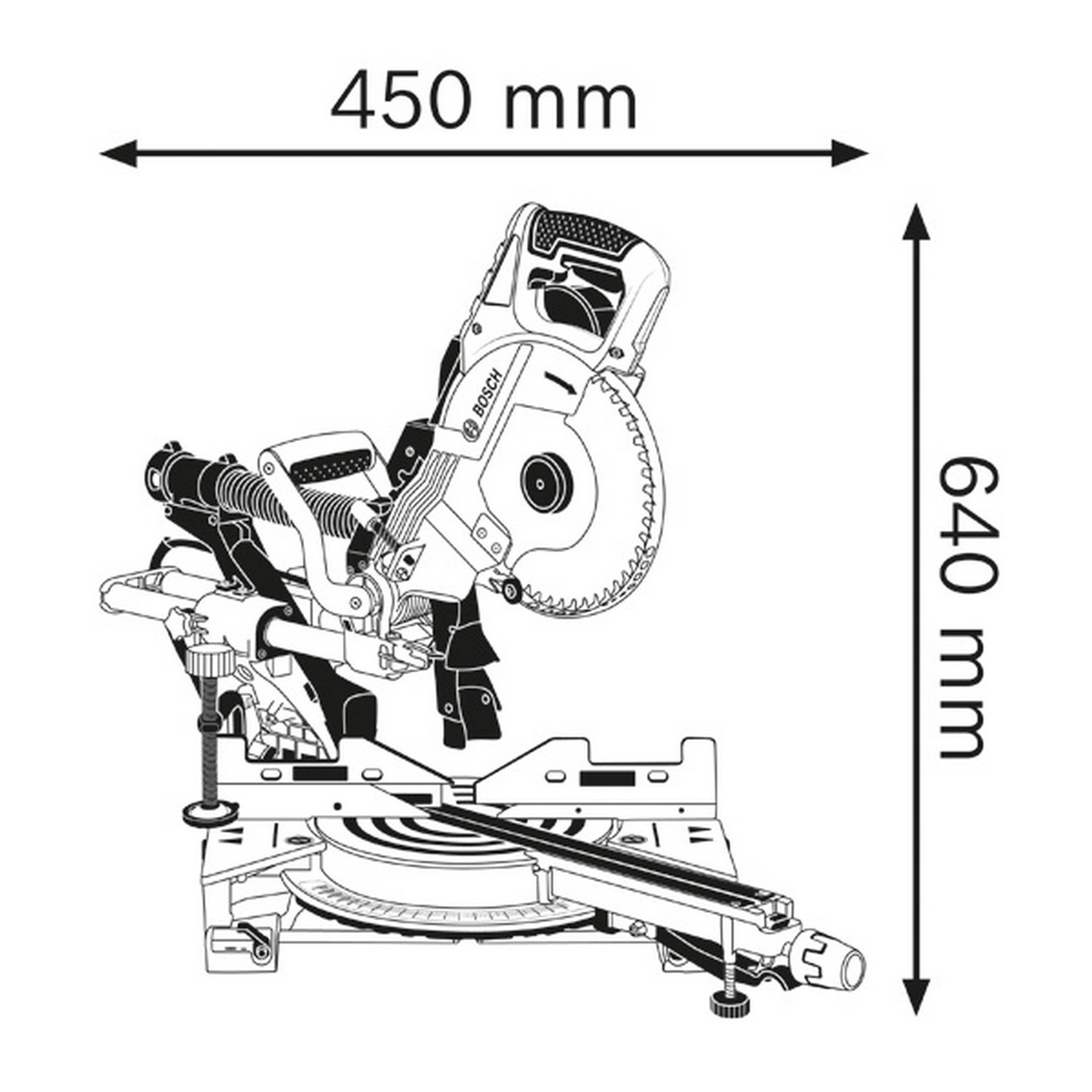 Bosch Paneelsäge GCM 8 SDE #0601B19200