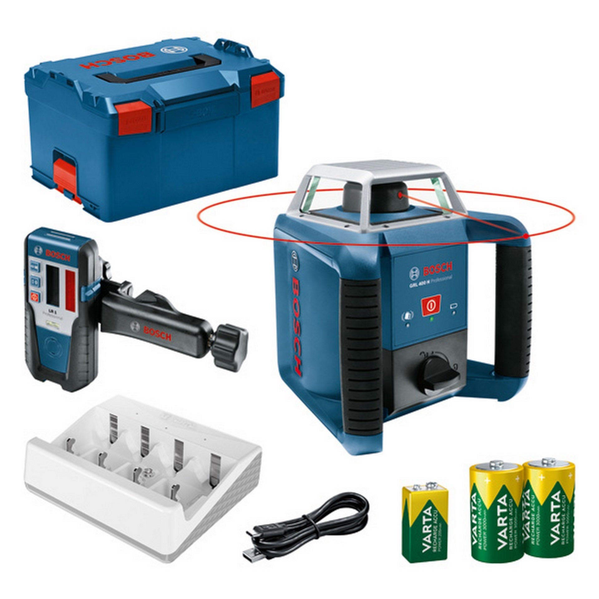Bosch Rotationslaser GRL 400 H + LR 1 in L-BOXX #0601061806