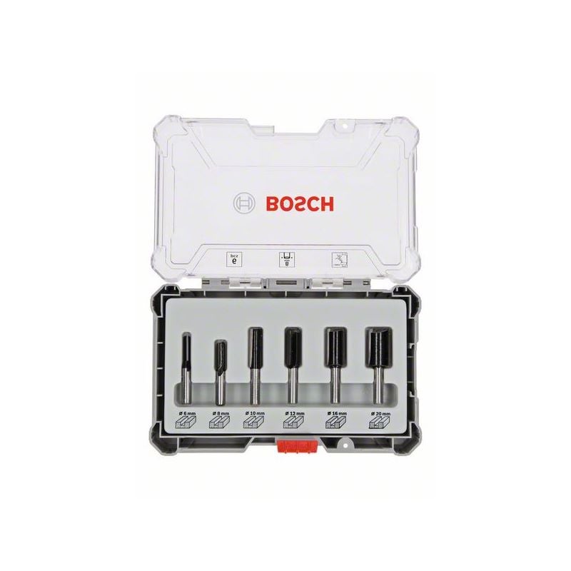 Bosch PRO Nutfräser-Set, Schaft 8 mm, 6-tlg #2607017466
