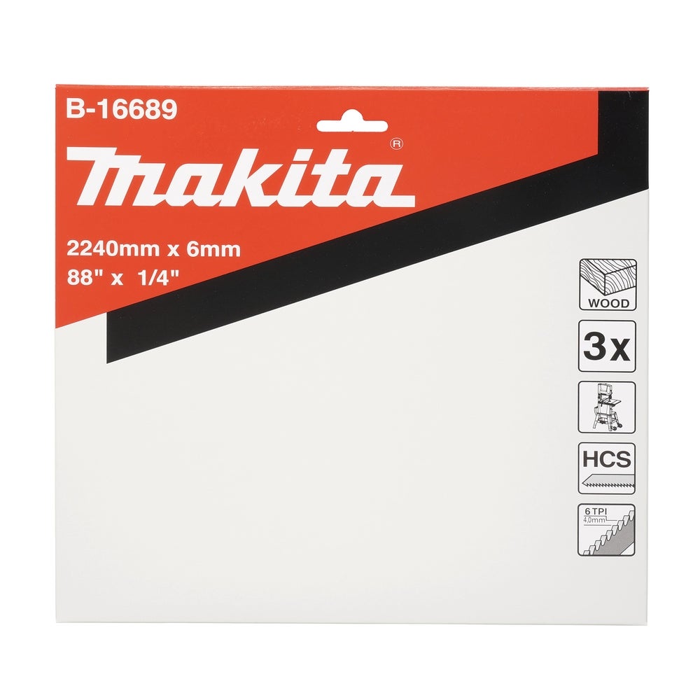 Makita Bandsägeblatt, 6 TPI, 2.240 mm #B-16689