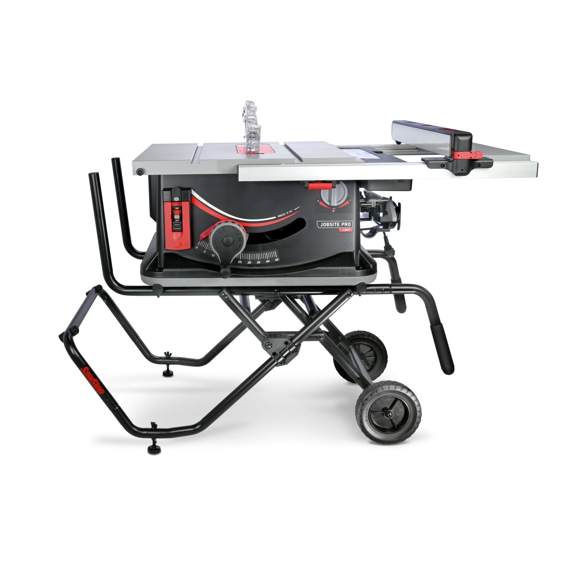 SawStop Jobsite Pro Saw - JSS mit AIM-Sicherheitsbremse & Untergestell – 230 V, 80 mm Schnitthöhe #J