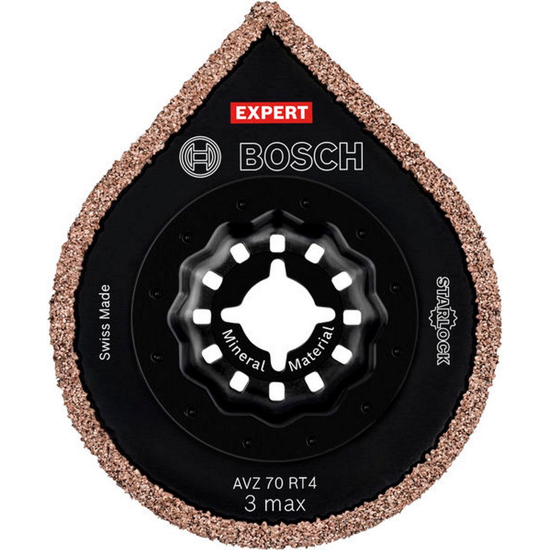 Bosch EXPERT 3 max AVZ 70 RT4 Platte zum Entfernen von Fugen, 70 mm, 10-tlg. #2608900042