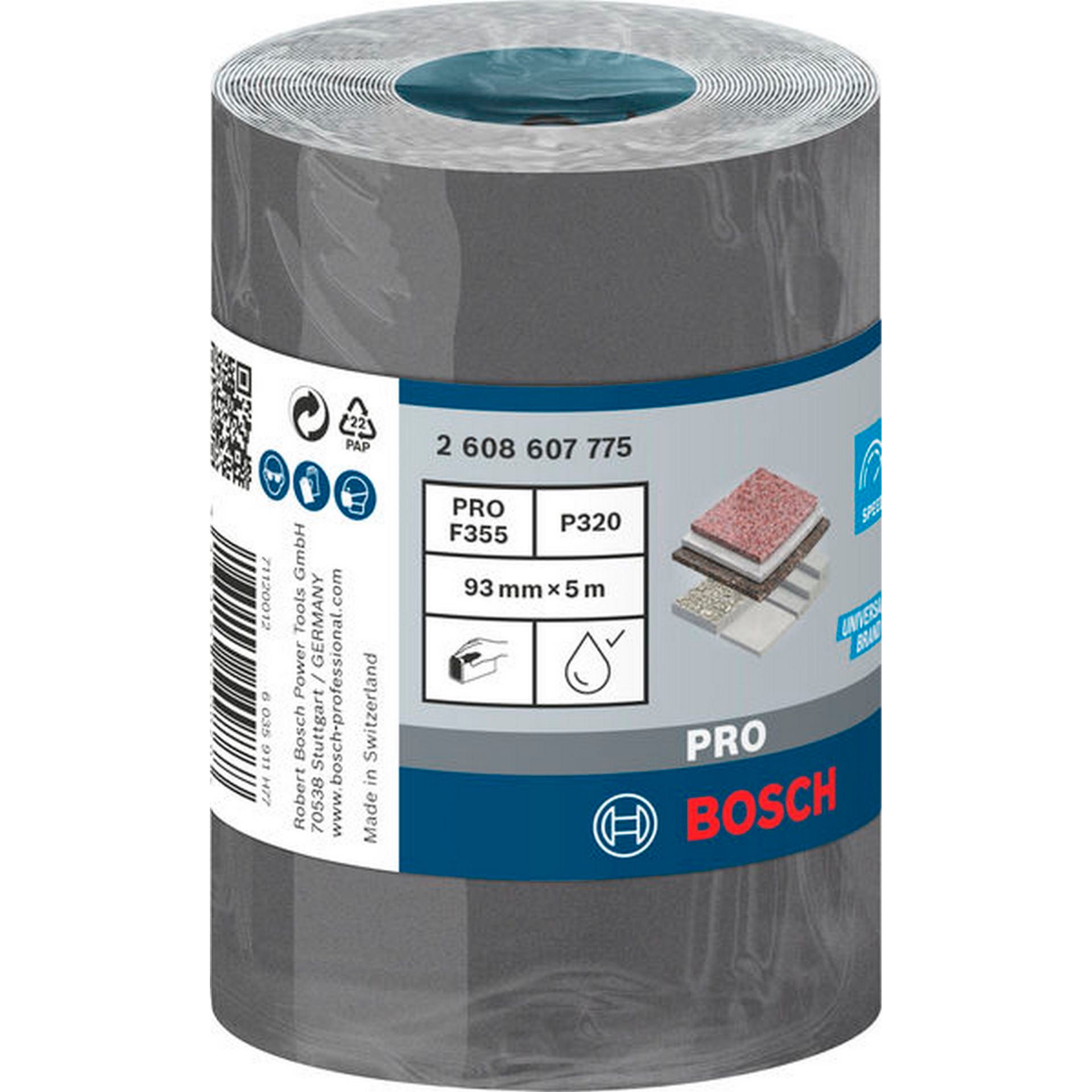 Bosch PRO C355 Schleifrolle, 93 mm, 5 m, G320 #2608607775