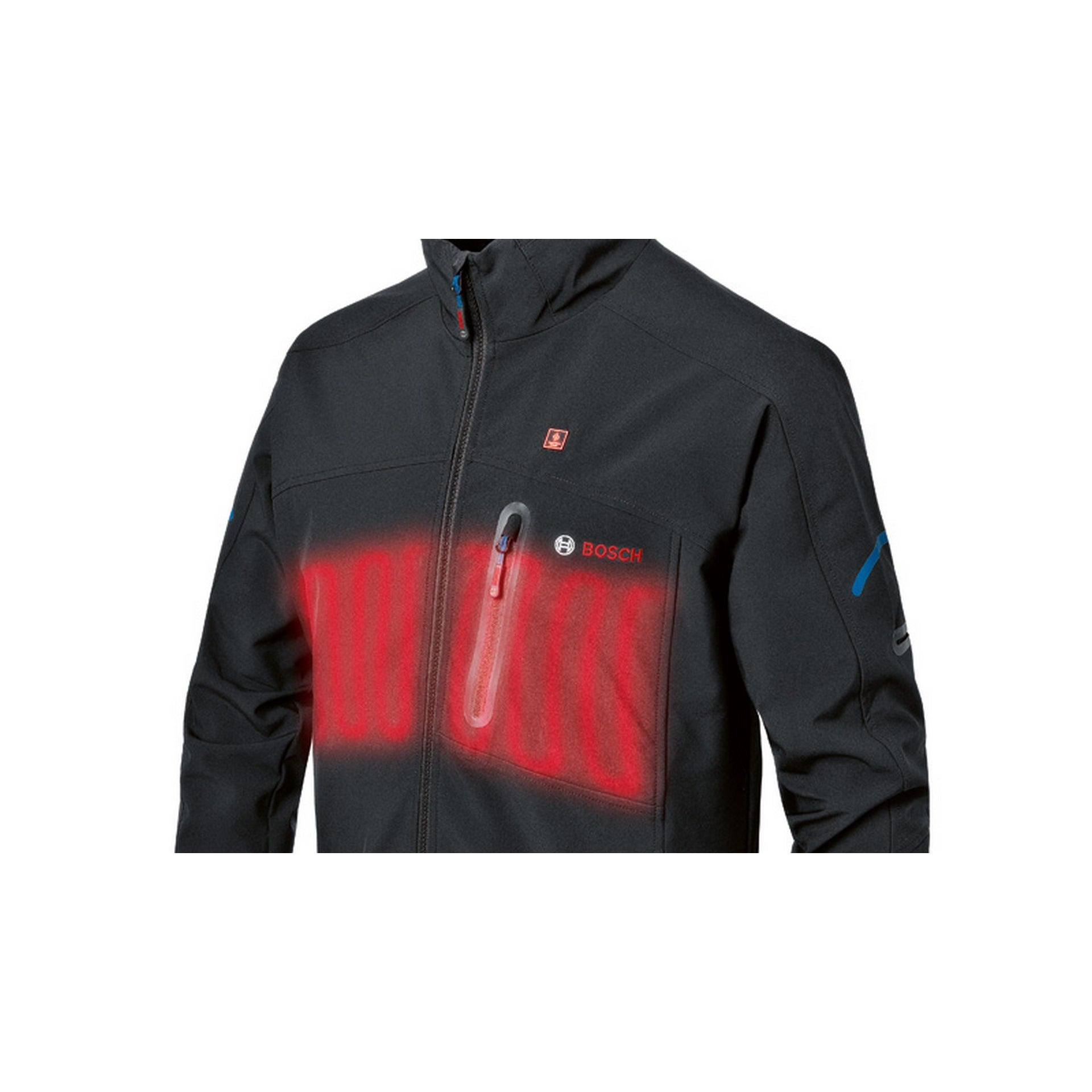 Bosch Beheizbare Jacke GHJ 12+18V XA 2XL, 1 x Akku GBA 12V 2.0Ah, Ladegerät #06188000G1