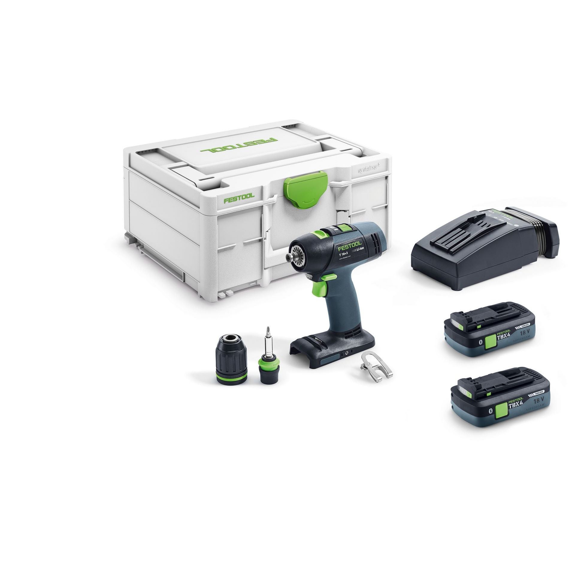 Festool Akku-Bohrschrauber T 18+3 TBX 4,0 I-Plus #579370