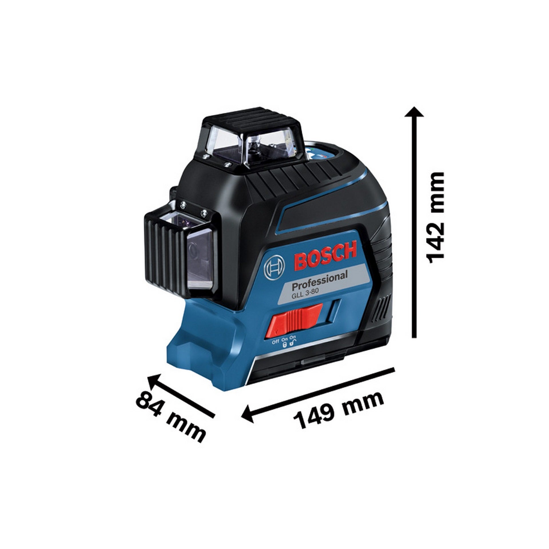 Bosch Linienlaser GLL 3-80 im Handwerkerkoffer #0601063S00