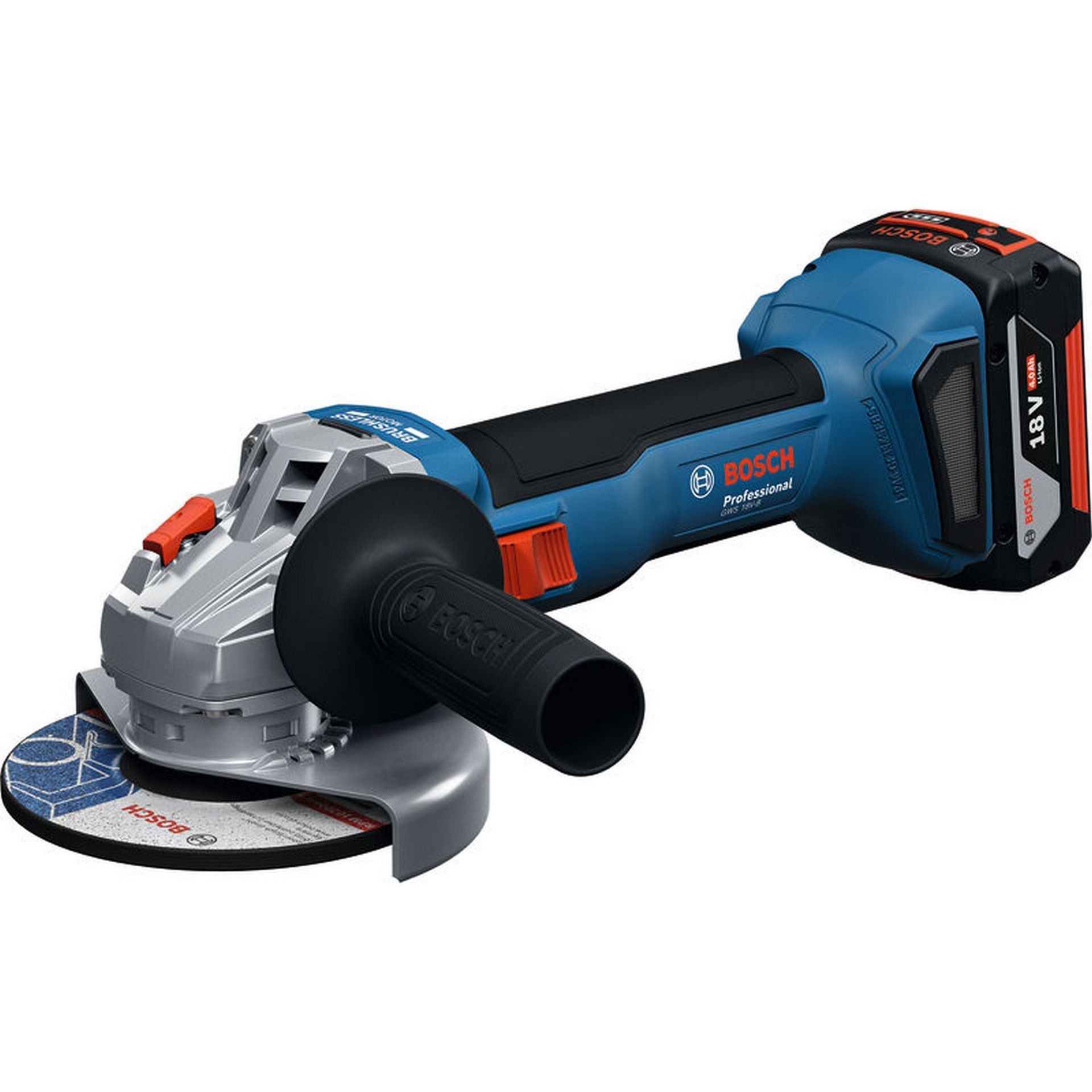 Bosch Set mit 2 18V-Werkzeugen: GWS + GBH + 2x GBA 18V 4.0Ah + GAL + Beutel #0615V0003C