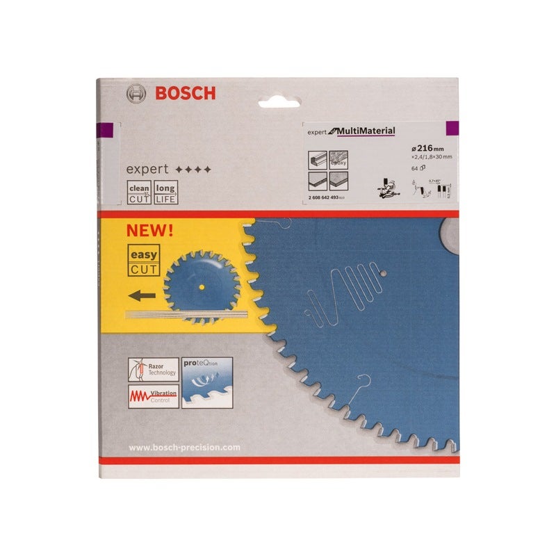 Bosch EXPERT Multi Material Kreissägeblatt, 216x2,4/1,8x30 mm, Z64 #2608642493