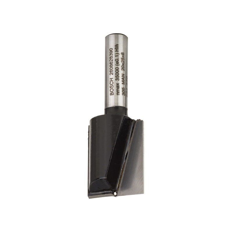 Bosch PRO Nutfräser, zweischneidig, D 20 mm, L 24,6 mm, S 8 mm #2608628390