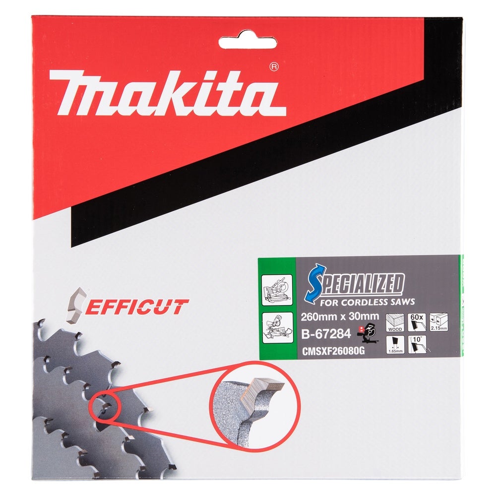Makita Kapp- und Gehrungssägenblatt EFFICUT TCT #B-67284