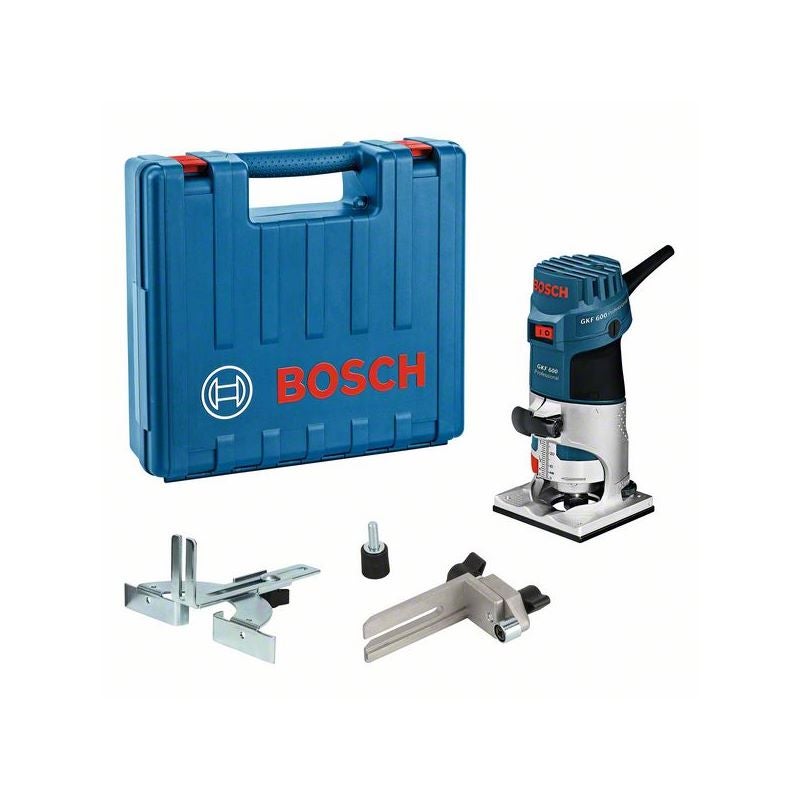 Bosch Kantenfräse GKF 600 im Handwerkerkoffer #060160A100