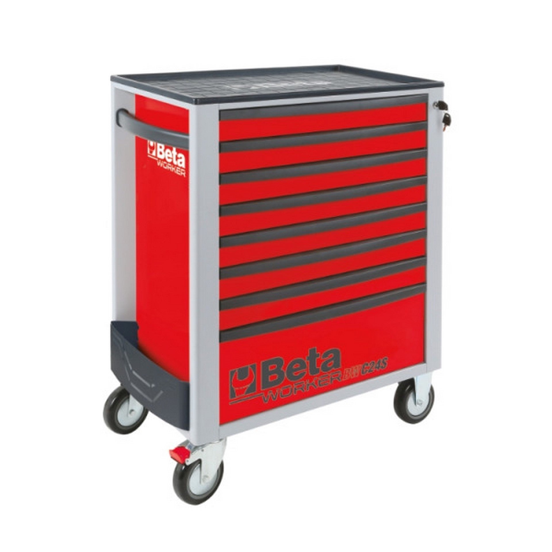 Beta Werkzeugwagen mit 8 Schubladen, mit Werkzeugsortiment, 398-teilig BW 2400S R8/E-L #024006343