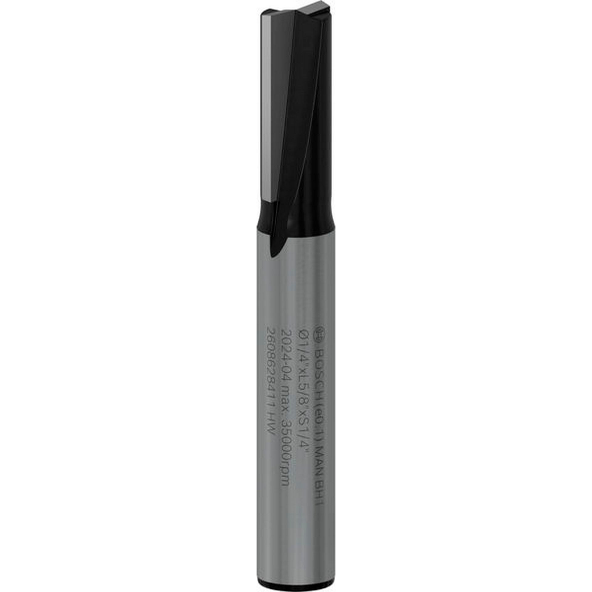 Bosch PRO Nutfräser, zweischneidig, D 1/4", L 5/8", S 1/4" #2608628411