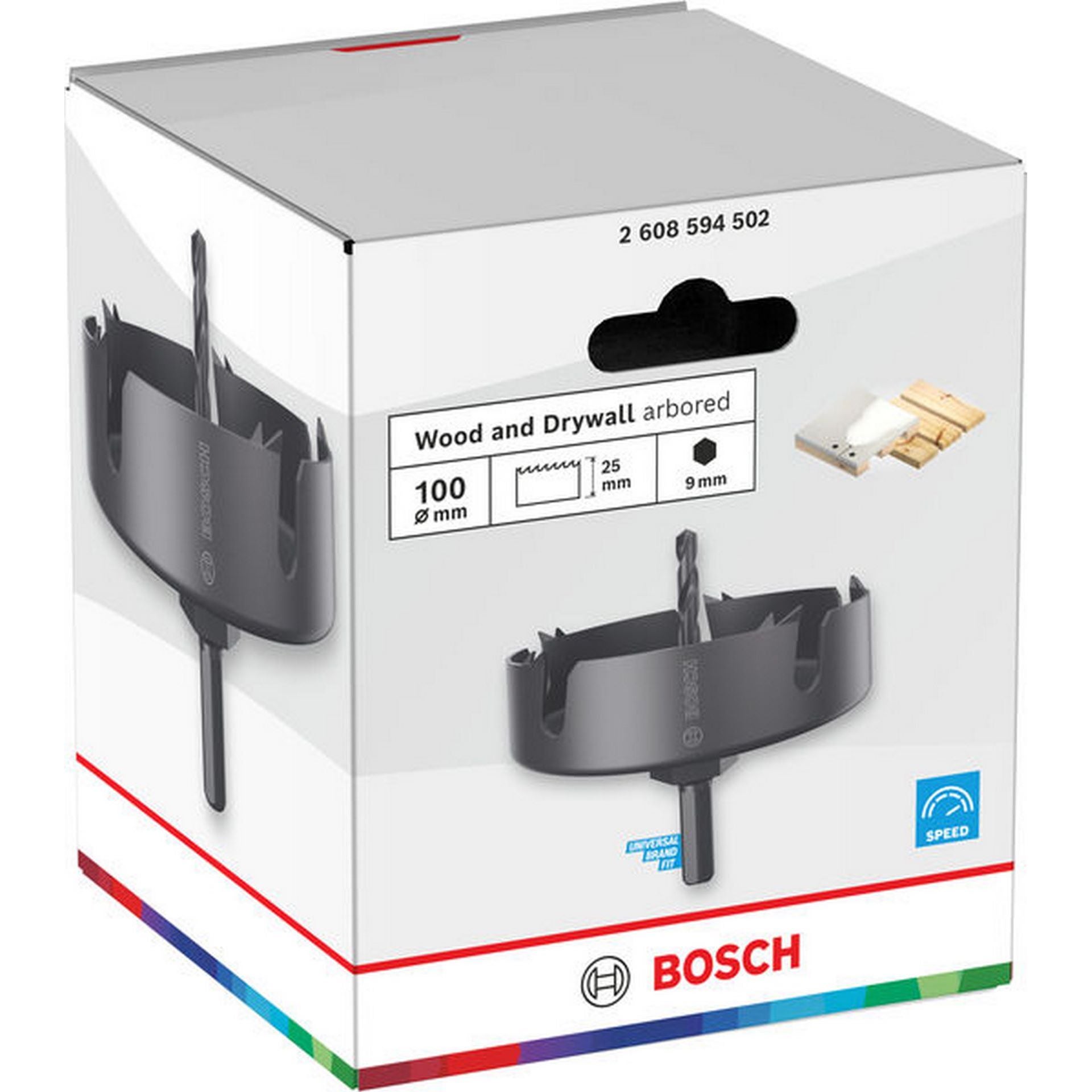 Bosch Holz- und Trockenbauwand-Arbore-Lochsäge, 100 x 25 mm #2608594502