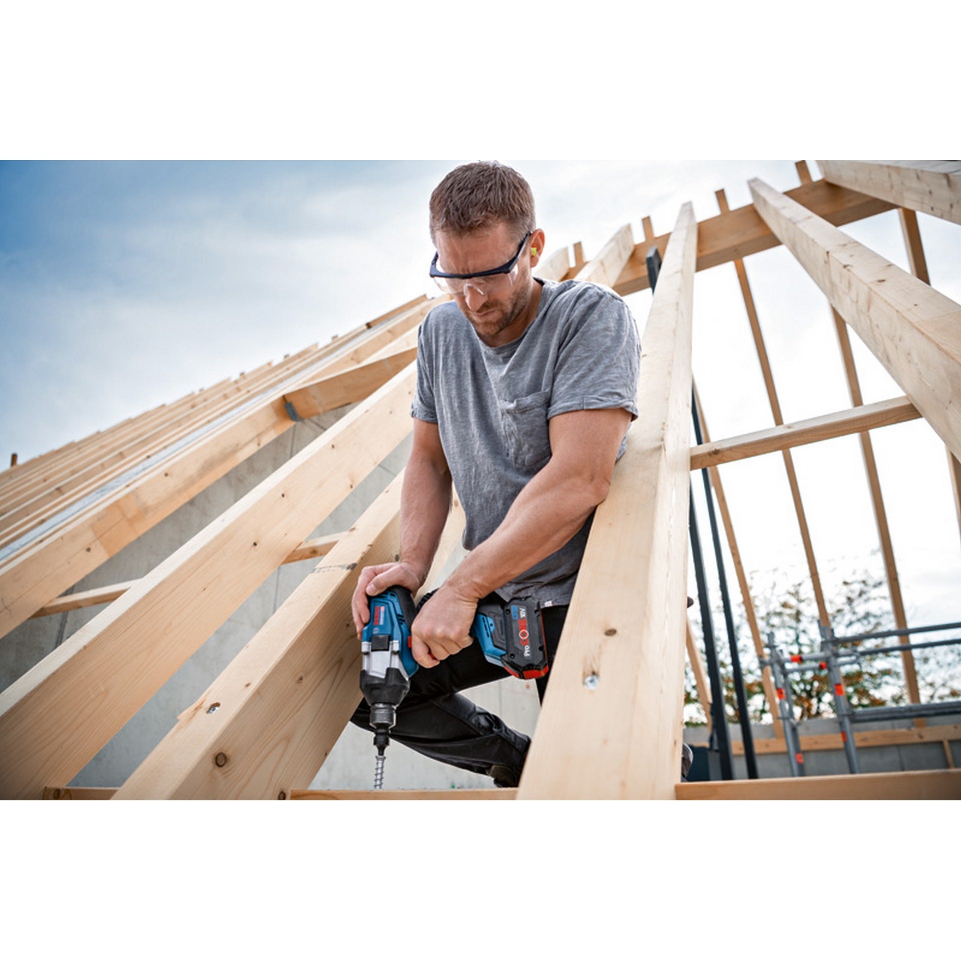 Bosch Akku-Drehschlagschrauber GDS 18V-1000 C, 2 x Akku ProCORE18V 5.5Ah in L-BOXX #06019J8003
