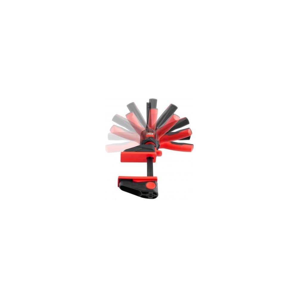 Bessey Einhandzwinge mit drehbarem Griff \"EZ360\" Spannweite 150 mm Ausladung 80 mm Spreizweite 195-3