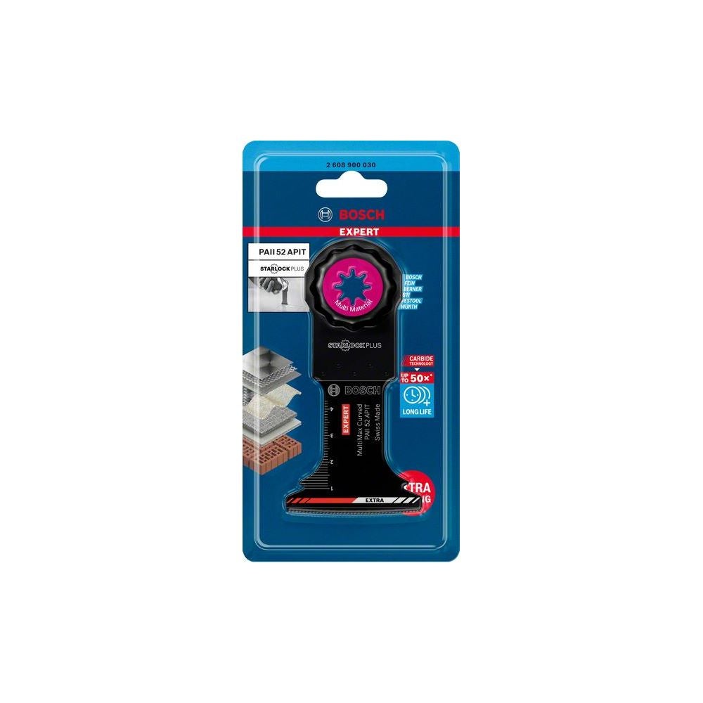 Bosch EXPERT MultiMax PAII 52 APIT Tauchsägeblatt für Multifunktionswerkzeuge, 52 mm #2608900030
