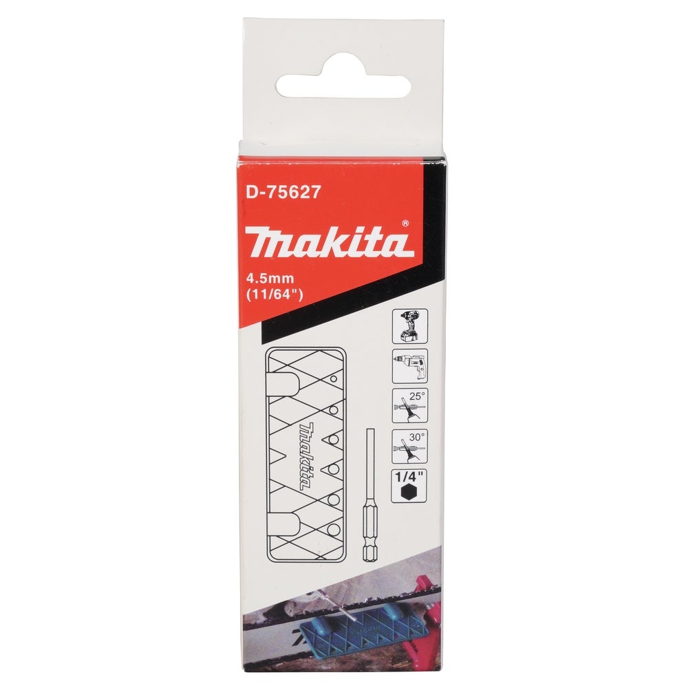 Makita Feilenbit 4,5 mm + Winkelplatte #D-75627