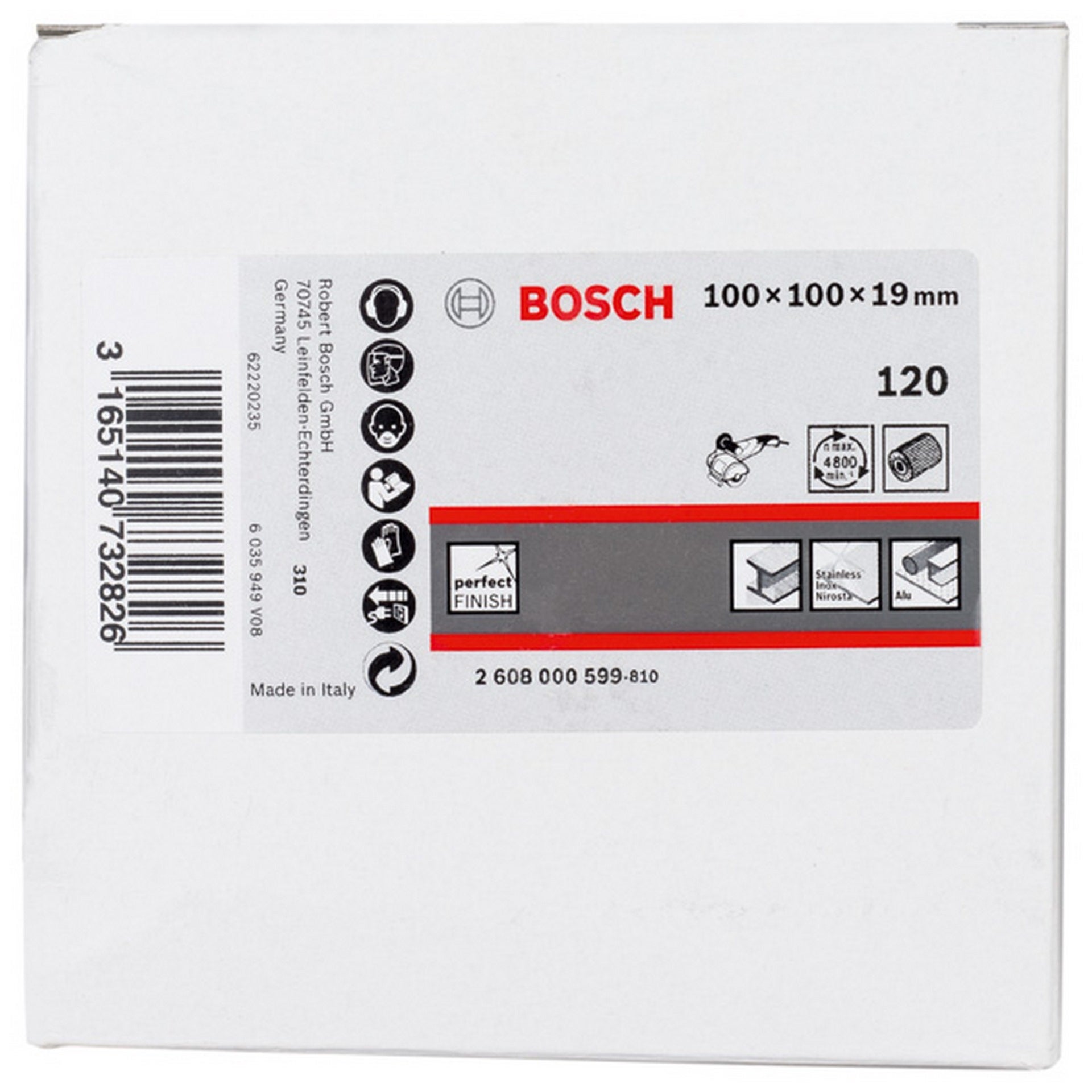 Bosch Lamellenschleifwalze, 19 mm, K 120, 100 mm #2608000599