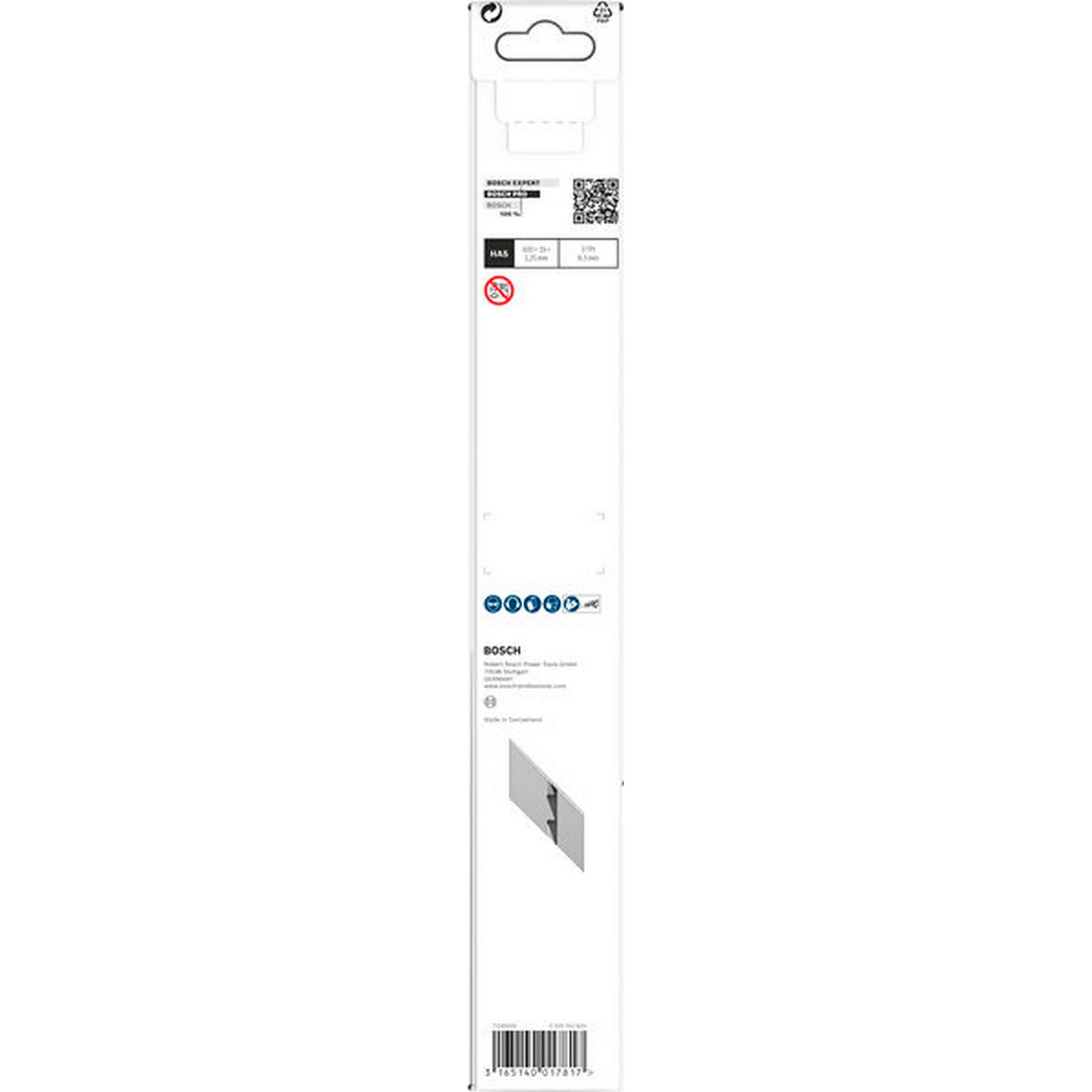 Bosch PRO Ice S1211K Säbelsägeblatt, 1,25 x 19 x 300 mm, 5-tlg. #2608652900
